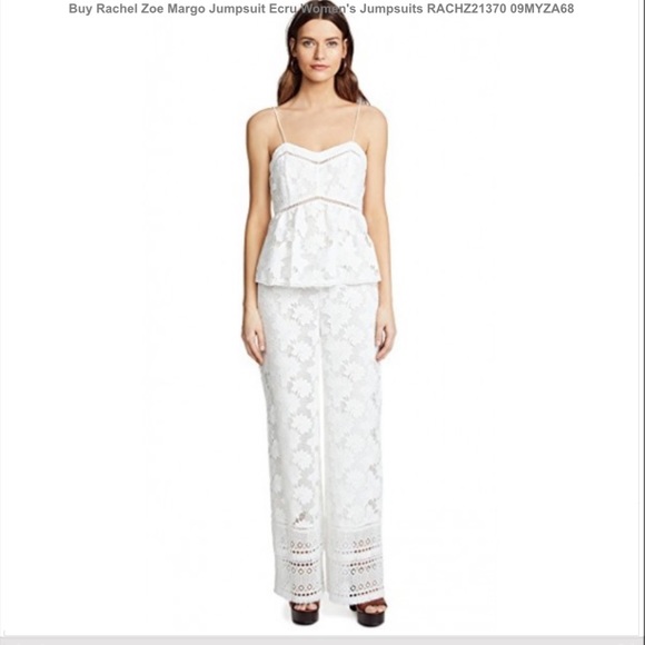 Rachel Zoe Margo lace jumpsuit size 4 - Picture 2 of 14